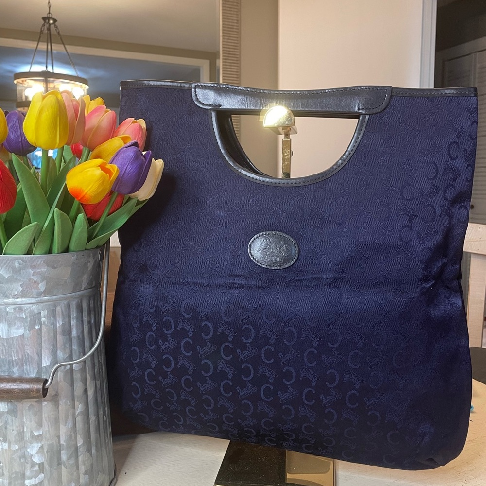 *COA Included* Celine Navy Blue Noevir Tote Bag